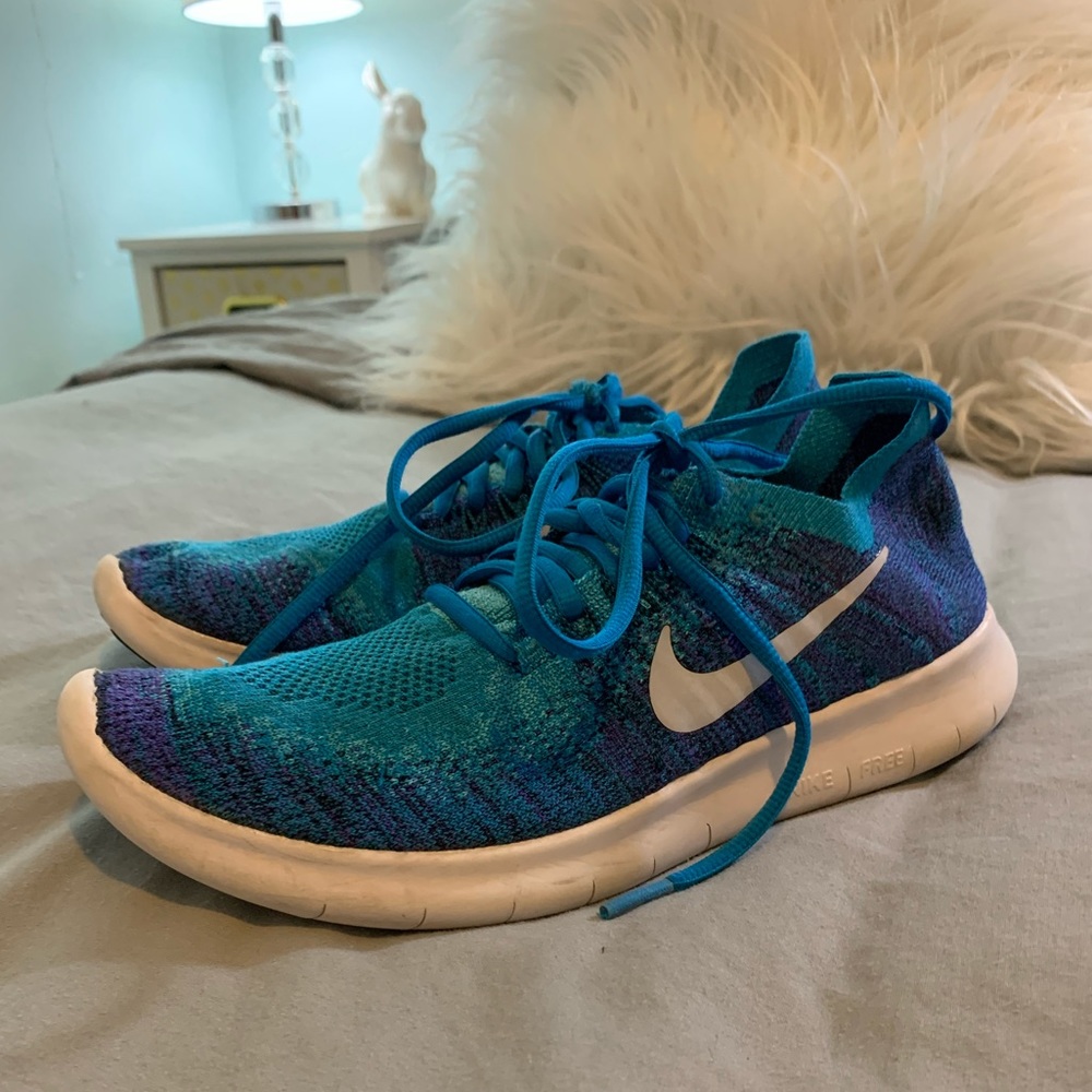 Blue Nike Frees